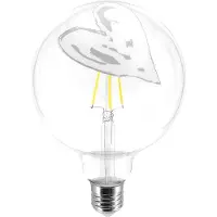 Creative Cables Tattoo Pop Heart G125 4.5w 470lm E27 2700k Dim Globe Led-lamp