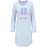 Ringella Katoenen dames nachthemd blauw | Maat 46