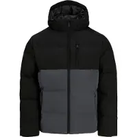 Jack & Jones Winterjas 'JJEBECKS' donkergrijs / zwart