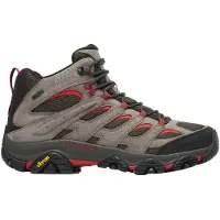 Merrell - Heren wandelschoenen - Moab 3 Mid GORE-TEX Talus Ember voor Heren van Gerecyclede materialen - Maat 46 - Grijs