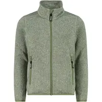 CMP - Girl's Jacket Jacquard Knitted - Fleecevest 164, olijfgroen