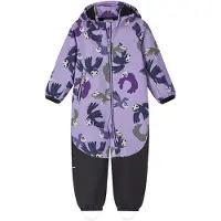 Reima - Kid's Mjosa Softshell Overall Print - Overall 86, purper