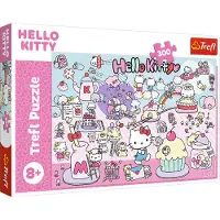 Trefl puzzel Hello Kitty - 300 XXL stukjes - kleurrijke legpuzzel voor kinderen.