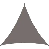 vidaXL Zonneschaduwzeil 2 x 2 x 2 m HDPE Driehoekig Lichtgrijs