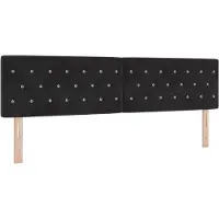 vidaXL Boxspringbed met matras Zwart 180 x 200 cm Fluweel