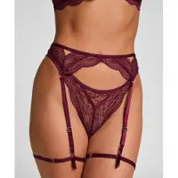 Hunkemoller Jarretels 'Isabelle' rood