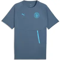 Puma Manchester City PUMATECH T-shirt met zakje voor Heren, Blauw, Maat S