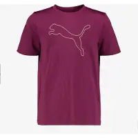 Puma TAD ESS Cat Logo meisjes sportshirt roze - Maat 164/170