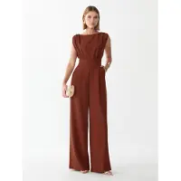 BWLDR Jumpsuit 'STELLA' bruin
