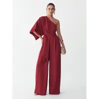 BWLDR Jumpsuit 'Mona' kersrood