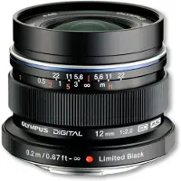 OM SYSTEM M.Zuiko Digital ED 12mm f/2.0 Black