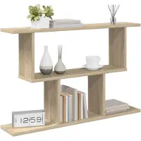 vidaXL Wandplank Sonoma Eiken 80 x 15 x 50,5 cm Bewerkt hout