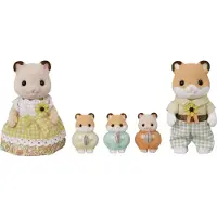 Sylvanian Families 5856 Familie Hamster- 5 fluweelzachte speelfiguren