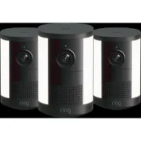Ring Spotlight Camera 2e Generatie Batterij Zwart 3-Pack