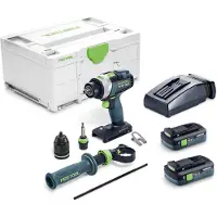Festool TPC 18/4 TBX4,0 I-Plus 579371 Accu-klopboor/schroefmachine 18 V 4 Ah