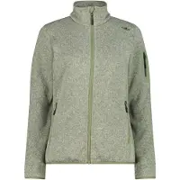 CMP - Women's Jacket Jacquard Knitted - Fleecevest 34, olijfgroen