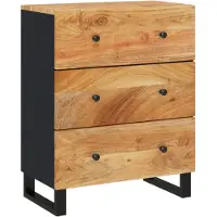 vidaXL Dressoir 60x33x75 cm massief acaciahout