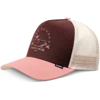 Djinns Pet 'Lazy Bird' donkerbruin / rosa / offwhite