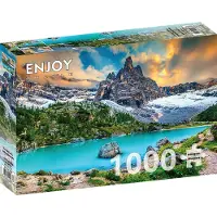 Enjoy Puzzle Sorapis Lake Dolomites - Italy Puzzel (1000 stukjes)