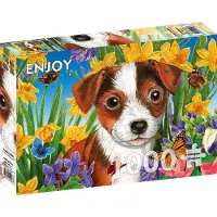 Enjoy Puzzle Puppy Garden Puzzel (1000 stukjes)