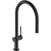Hansgrohe Talis M54 - Keukenkraan met uittrekbaar uitloopstuk, geborsteld zwart chroom 72802340