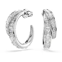 Swarovski Oorbellen 'Vienna' zilver / transparant