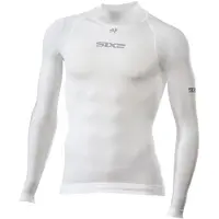 SIXS TS3L BT, functioneel shirt met lange mouwen, unisex ,Wit ,XS/S