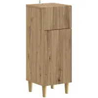 vidaXL Badkamer Opbergkast ARNHEM Artisanaal eiken 30 x 31 x 80 cm