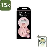 Wilkinson Sword 15 x - Scheermes - Intuition Complete - Efficiënt - 1 scheermes - Grootverpakking - Scheermes Vrouwen - Huidverzorging - Gevoelige Huid - Scheren Voor Vrouwen - Comfortabel Scheren