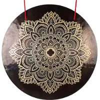 Sela Wind Gong 28" Flower Mandala