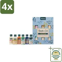Kneipp - Geschenkset Badolie - Giftset - Voordeelverpakking - 4 stuks - Wellness - Ontspanning