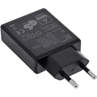 InLine USB-voeding, oplader, enkele USB-C, PD, AVS, 65W, zwart