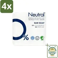 Neutral - Zeep - Bar Soap - Gevoelige huid - 2 Bars - Voordeelverpakking - 4 stuks - Gevoelige huid - Bar soap