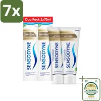 Sensodyne 7 x - Tandpasta - Multi Care - Complete Zorg - Duopack - 2 x 75 ml - Grootverpakking - Gevoelige Tanden - Tandpasta - Tandvlees - Fluoride - Gevoeligheid