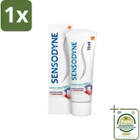 Sensodyne 1 x - Tandpasta - Gevoeligheid & Tandvlees - Extra Fresh - 75 ml- Gevoelige Tanden - Gezond Tandvlees - Tandpasta - Tandplak - Frisse Adem