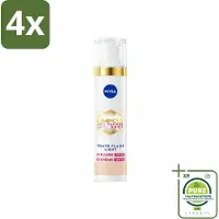 Nivea - Cellular LUMINOUS630 CC Crème Licht - Gekleurde Dagcrème - Tegen Pigmentvlekken - SPF 30 - 40 ml - Voordeelverpakking - 4 stuks - Gekleurde dagcrème - Anti-pigmentvlekken