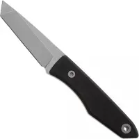 Big Idea Design USA Lookout TA-MA-BL-G10 Tanto Stonewashed Magnacut, Black G10, vaststaand mes, Mak Kelsay design