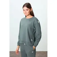 Tommy Life Oversized Katoenen-Polyester Sweatshirt en Broek Set