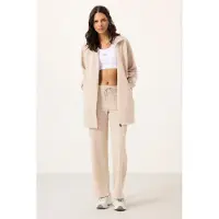 Tommy Life Dames Katoenmix Sweatshirt en Wijde Pantalon Set