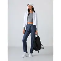 Tommy Life Dames Rechtaf Fleece Trainingsbroek