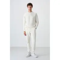 Tommy Life Heren Sweatshirt en Broek Set van Katoen-Polyester Fleece