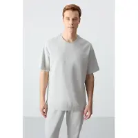 Tommy Life Heren Oversized T-shirt en Broek Set