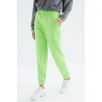 Tommy Life Dames Hoge Taille Fleece Joggingbroek