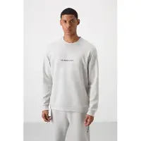 Tommy Life Bedrukt Fleece Sweatshirt en Broek Set