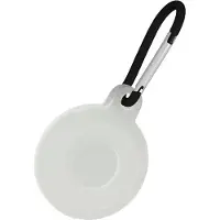 Mobigear Circle TPU Sleutelhanger voor Apple AirTag - Transparant