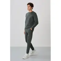 Tommy Life Heren Katoen-Polyester Fleece Sweatshirt en Broek Set