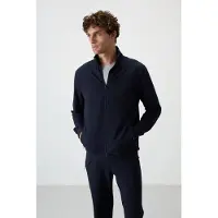 Tommy Life Heren Gebreide Fleece Sweatshirt en Broek Set