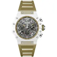 Invicta Racing 69682 Herenhorloge - Quartz uurwerk - Acrylglas met zilverkleurige wijzerplaat - 43 mm