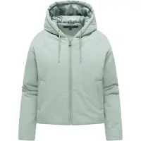 NAVAHOO dames winterjas Biscuitaa met capuchon