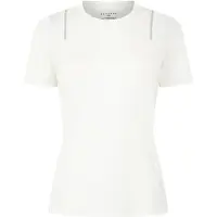 Castore Dames Aeromesh Reflecterende Detail T-Shirt (Briljant Wit)